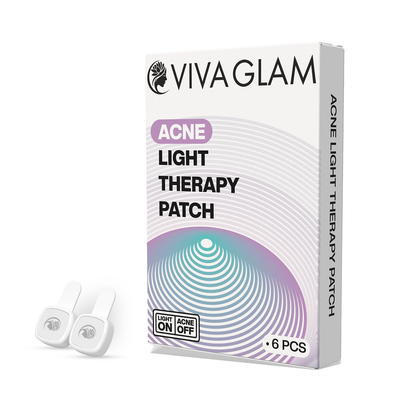 LED Acne Therapy Patch, with Red & Blue Light Therapy – Best Pimple Patch for Acne Treatment, Anti-Acne Spot Corrector, Rechargeable LED Skincare Device, Free Hydrocolloid Acne Patch and Stickers